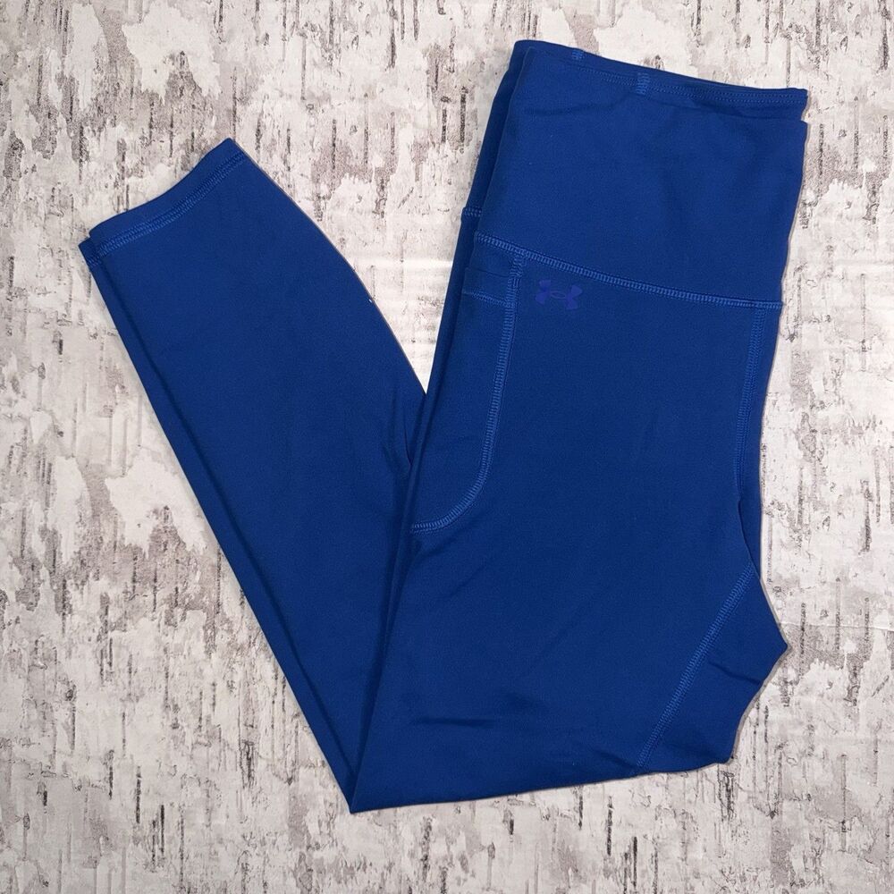 Under Armour Fly Fast Pocket Leggings Women’s Medium Blue Mid Rise